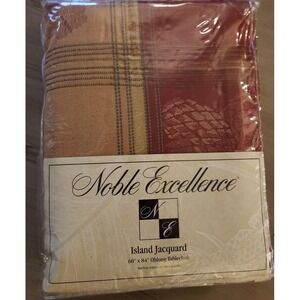 Noble Excellence Table Cloth Island Jacquard‎ 60"×84" Nip